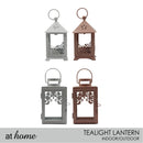 Willa & Wella Metal Lantern Tealight Candle Holder