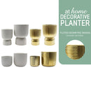 AT HOME Decorative Ceramic Vase 1pc Stoneware Planter Nordic– Indoor Planter, Garden Accessory