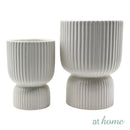AT HOME Decorative Ceramic Vase 1pc Stoneware Planter Nordic– Indoor Planter, Garden Accessory