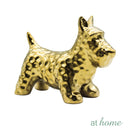 Golden Ceramic Dog Nordic Tabletop Decor