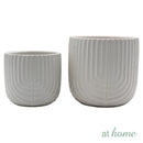 AT HOME Decorative Ceramic Vase 1pc Stoneware Planter Nordic– Indoor Planter, Garden Accessory