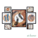 At Home Ready to Hang Set of 7 Canvas Frame - Rumford and Romina Nordic Wall Art Decoration