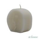 Marsala At Home 1PC Sculptural Unscented Decorative Smokeless Candle For Home, Hotel And Office