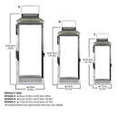 Wassy & Wacy Metal Lantern