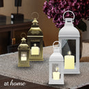 Wren and Wave Metal Lantern