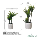 AT HOME Artificial Potted Plant 1pc Xavia/Xanthia – Nordic Home Office Decoration, For Tabletop Shel