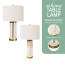 Unity/Umeko Table Lamp Glass/Travertine