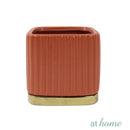 Yusef Terracotta Ceramic Flower Vase