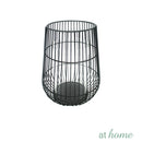 Winston Round Metal Candle Holder w/ Glass Jar - Sunstreet