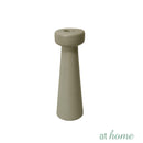 Deluxe Lia Tall Ceramic Taper Candle Holder