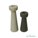 Deluxe Lia Tall Ceramic Taper Candle Holder
