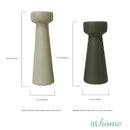 Deluxe Lia Tall Ceramic Taper Candle Holder