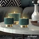 Deluxe Dortha Glass Candle Holder