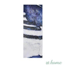 Set of 3 Sapphire Abstract Canvas Wall Art