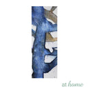 Set of 3 Sapphire Abstract Canvas Wall Art