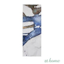 Set of 3 Sapphire Abstract Canvas Wall Art