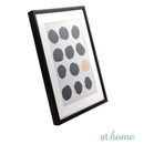 Pink & Black Circles Wall Frame