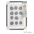 Pink & Black Circles Wall Frame