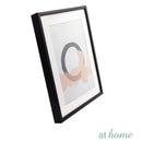 Pink & Black Circles Wall Frame