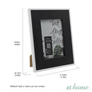 Classic Picture Frame w/ White Lining & Border Design