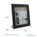 Classic Picture Frame w/ White Lining & Border Design