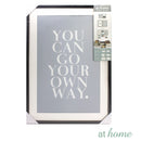 Rise and Grind / You Can Go Your Own Way Wall Frame