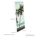 Set of 3 Beach & Pink Car Canvas Frame