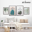 Green Palm & Quotes Wall Frame