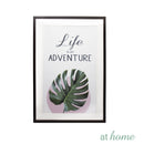 Green Palm & Quotes Wall Frame