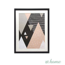 Peach Abstract Wall Frame