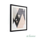 Peach Abstract Wall Frame