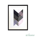 Peach Abstract Wall Frame