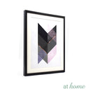 Peach Abstract Wall Frame