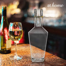 Farrah Glass Wine Bottle w/ Cover