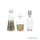 Farrah Glass Wine Bottle w/ Cover
