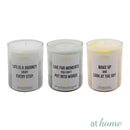 Wyeth Floral Scented Glass Jar Candle - Sunstreet