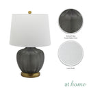 Deluxe Uffi Nordic 20 Inches Glass Table Lamp