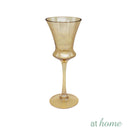 Yassi Tall Glass Candle Holder