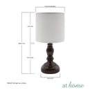 Contemporary Ceramic Table Lamp Linen Shade - Sunstreet