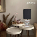 Genevive Woman 14 Inches Ceramic Table Lamp w/ Linen Shade