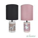 Genevive Woman 14 Inches Ceramic Table Lamp w/ Linen Shade
