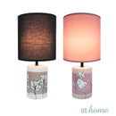 Genevive Woman 14 Inches Ceramic Table Lamp w/ Linen Shade