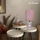 Genevive Woman 14 Inches Ceramic Table Lamp w/ Linen Shade