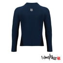 Essentials Dark Blue Long Sleeved Rashguard with UPF 50