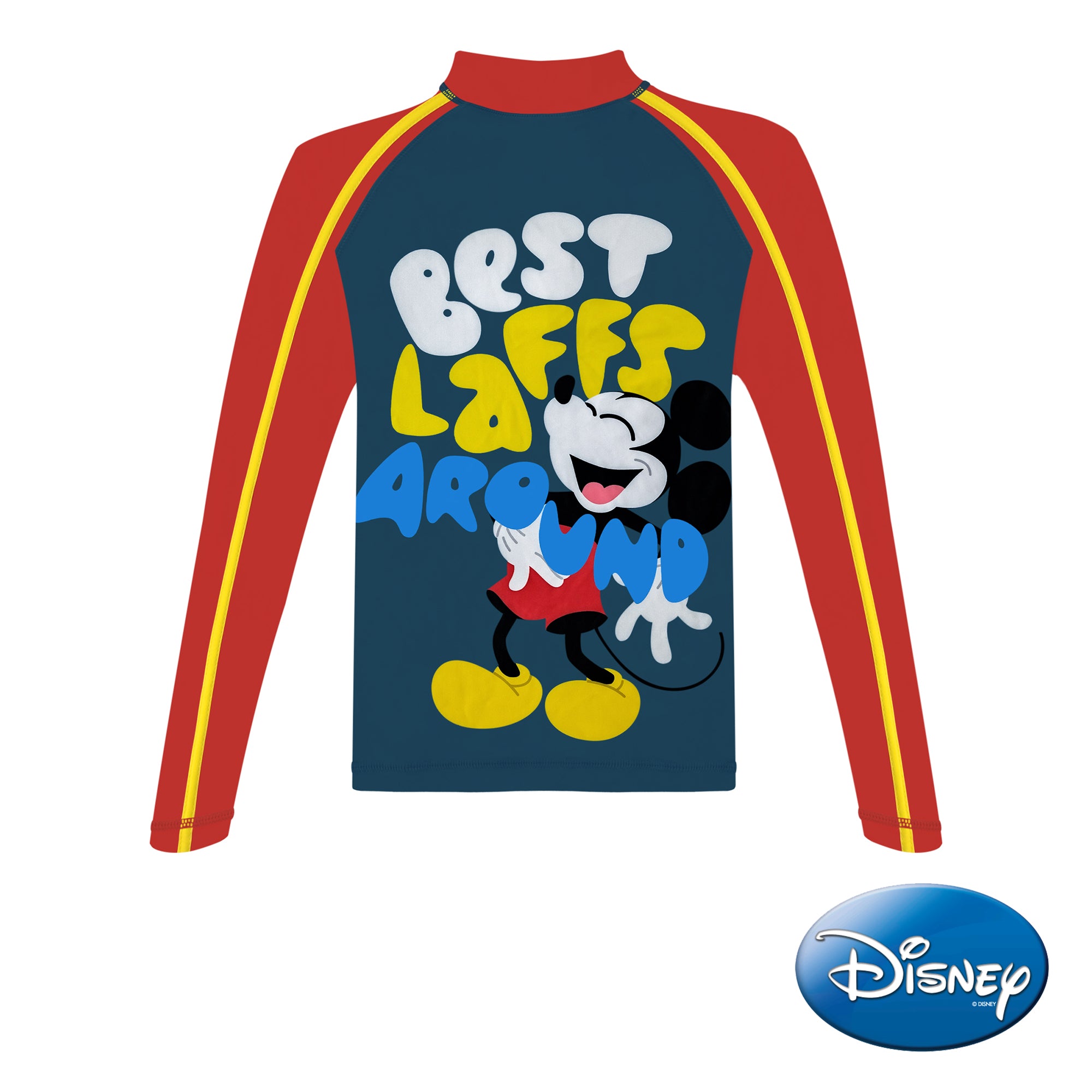 Disney | Swim | Baby Mickey Mouse Long Sleeve Rash Guard One Piece Upf 50 65ff002c2fbf1ad2a8e29f40