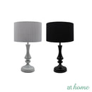 Lyka 17 Inches Metal Table Lamp w/ Linen Shade