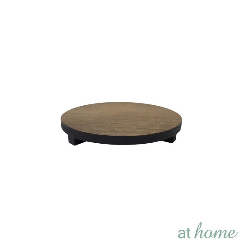 Bali Round Wood Candle Holder