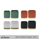 Yusef Terracotta Ceramic Flower Vase