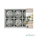 Ceramic Spheres Rustic Leaf Design Decor Ball