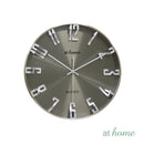 Onyx & Oscar or Owen & Oliver Metal Wall Clock 14-16in Sweep Mechanism Premium Metallic Finish — Deluxe Pieces